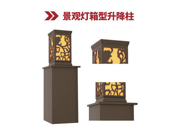 Landscape lightbox type lifting column
